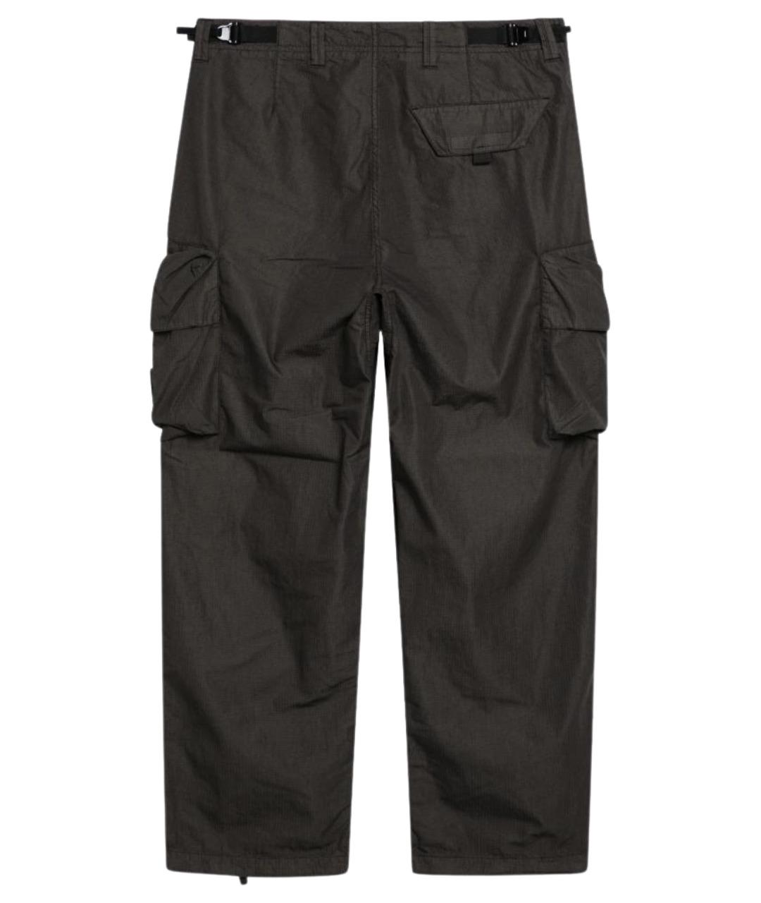 STONE ISLAND Серые хлопковые повседневные брюки, фото 2