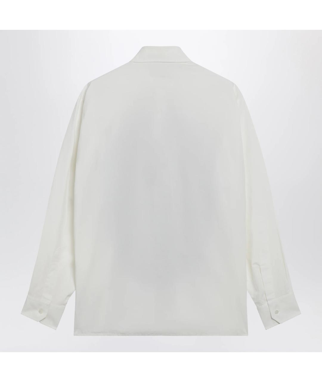 MM6 MAISON MARGIELA Белая хлопковая кэжуал рубашка, фото 2