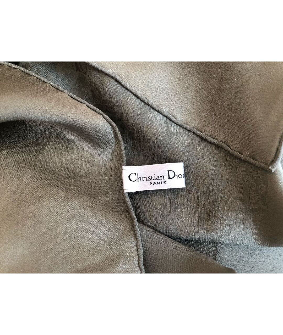 CHRISTIAN DIOR PRE-OWNED Шелковый шарф, фото 5