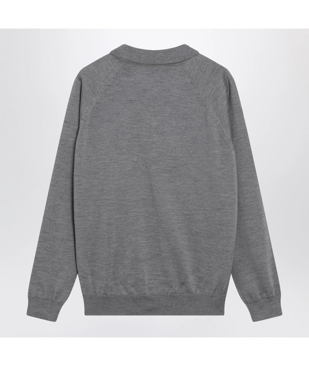 MIU MIU Серый шерстяной джемпер / свитер, фото 2