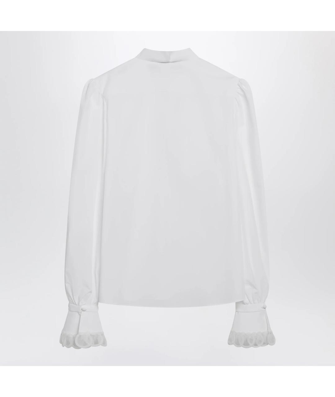 VALENTINO Белая хлопковая рубашка, фото 2