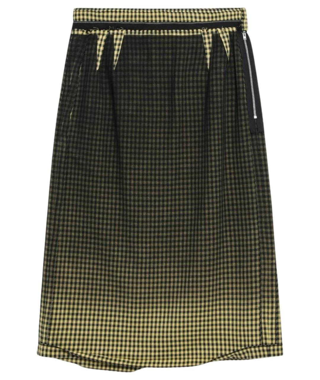 MAISON MARGIELA Мульти вискозная юбка миди, фото 1