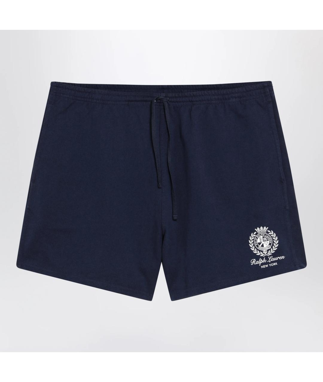 POLO RALPH LAUREN Синие хлопковые шорты, фото 3