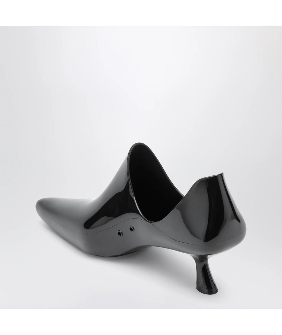 LOEWE Черные резиновые туфли, фото 2