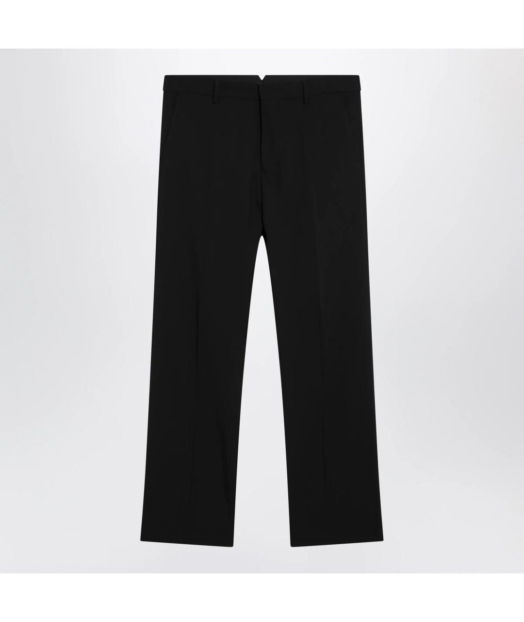 Ami Paris Черные шерстяные классические брюки, фото 3