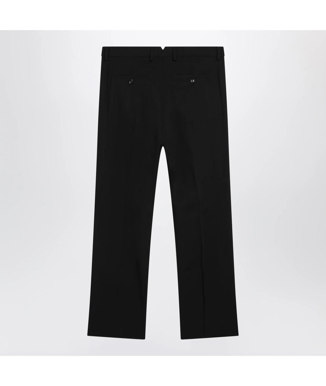 Ami Paris Черные шерстяные классические брюки, фото 2