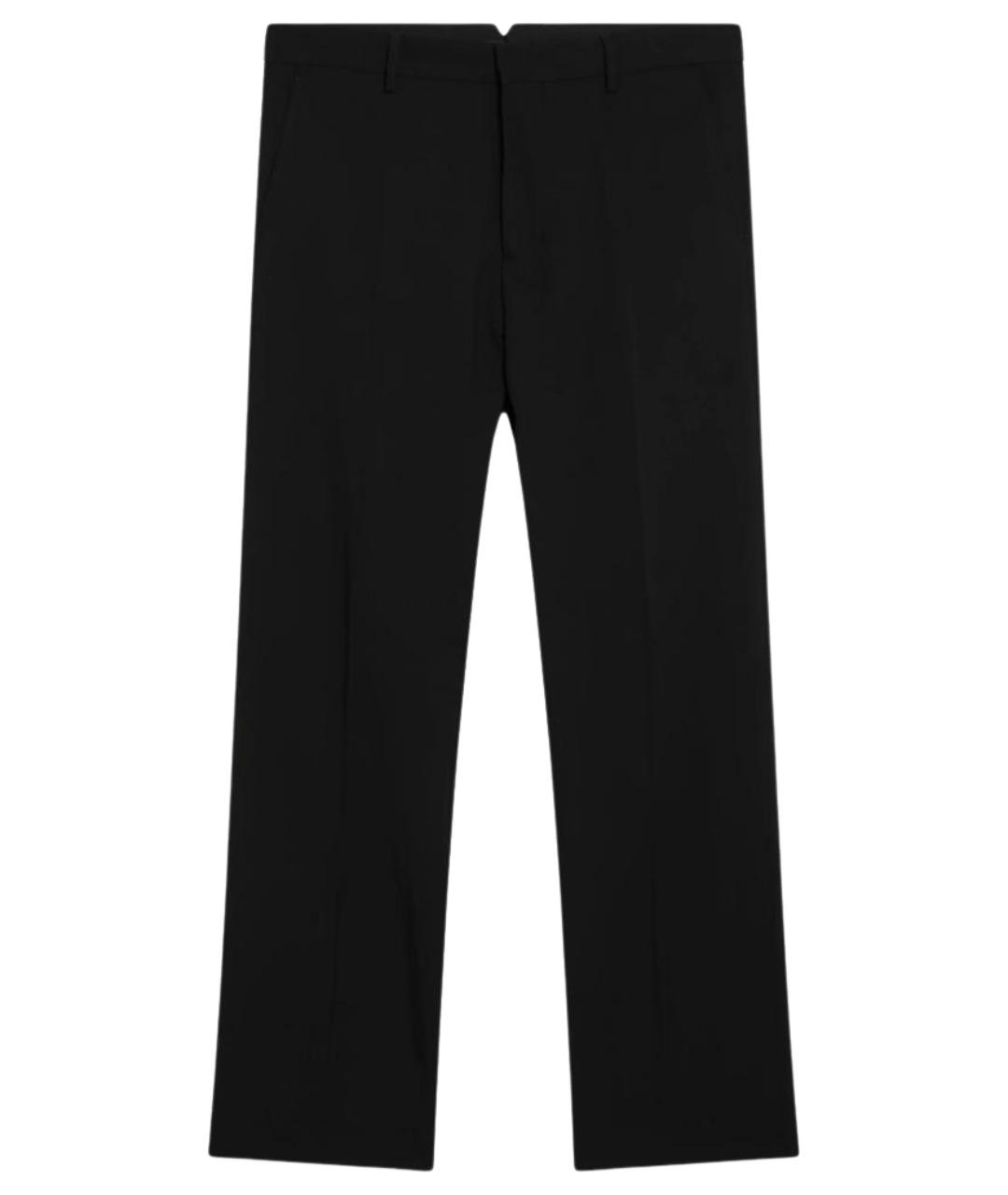 Ami Paris Черные шерстяные классические брюки, фото 1