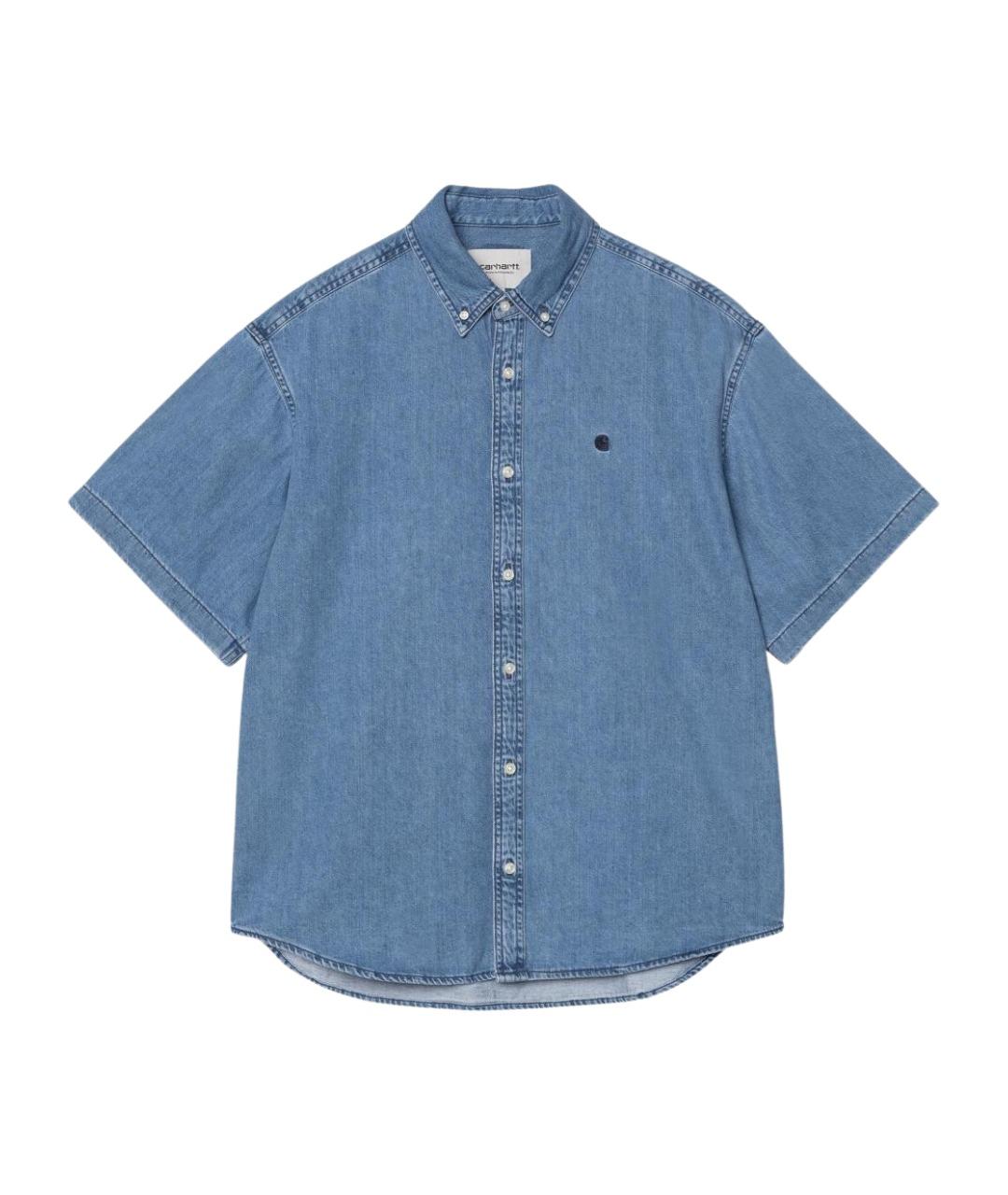 CARHARTT WIP Синяя хлопковая кэжуал рубашка, фото 1
