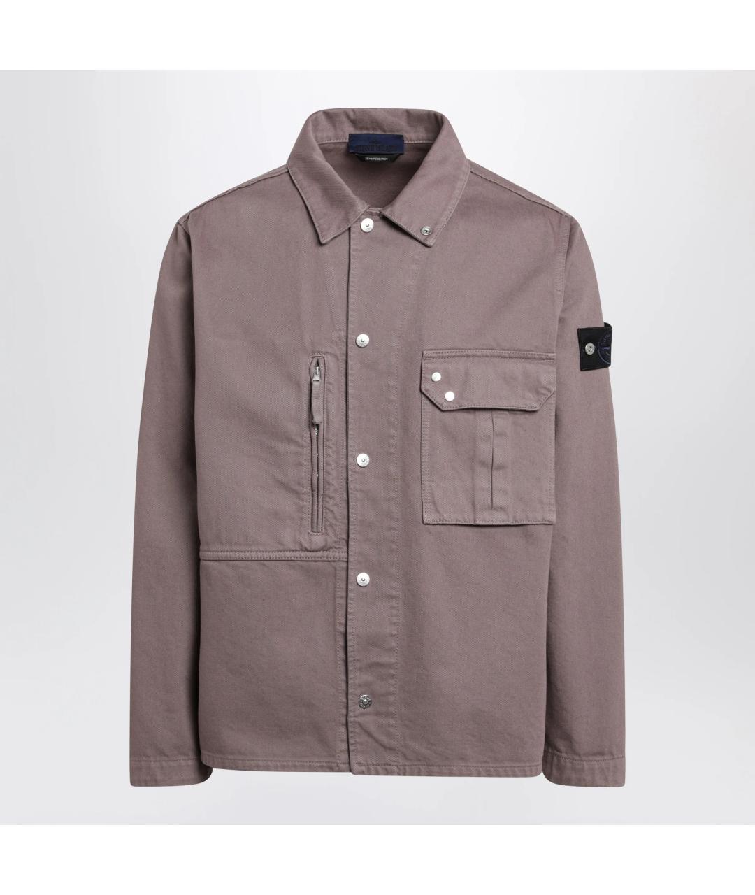 STONE ISLAND Фиолетовая хлопковая куртка, фото 3