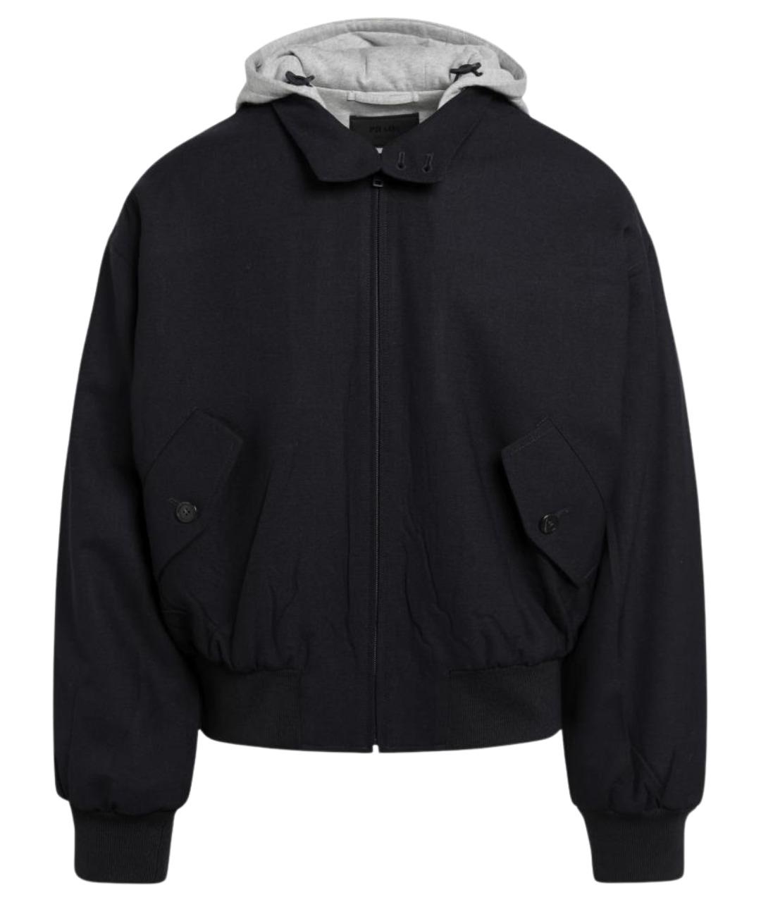 PRADA Темно-синяя шерстяная куртка, фото 1