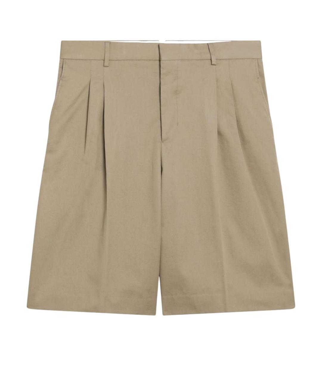 Ami Paris Бежевые хлопковые шорты, фото 1