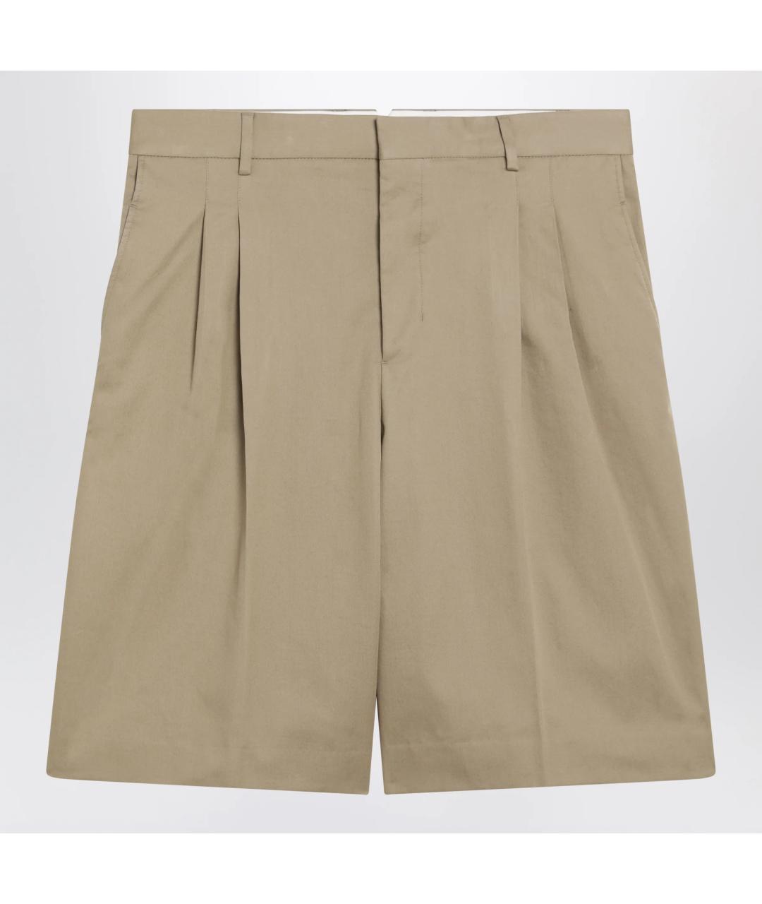 Ami Paris Бежевые хлопковые шорты, фото 3