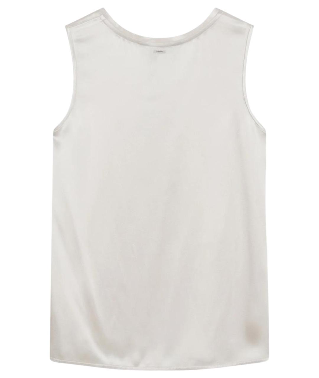 'S MAX MARA Бежевая вискозная майка, фото 2