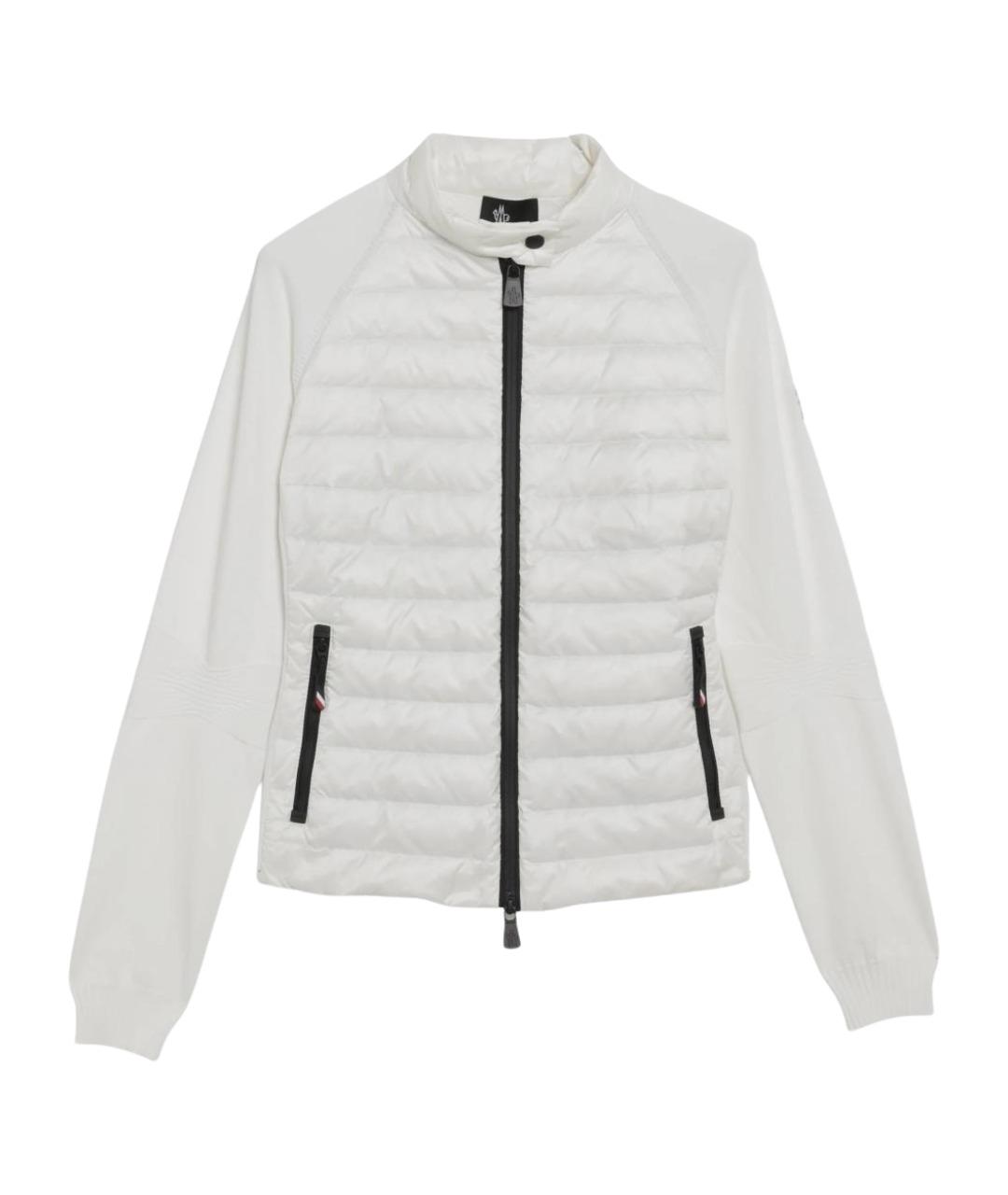 MONCLER GRENOBLE Белый вискозный кардиган, фото 1