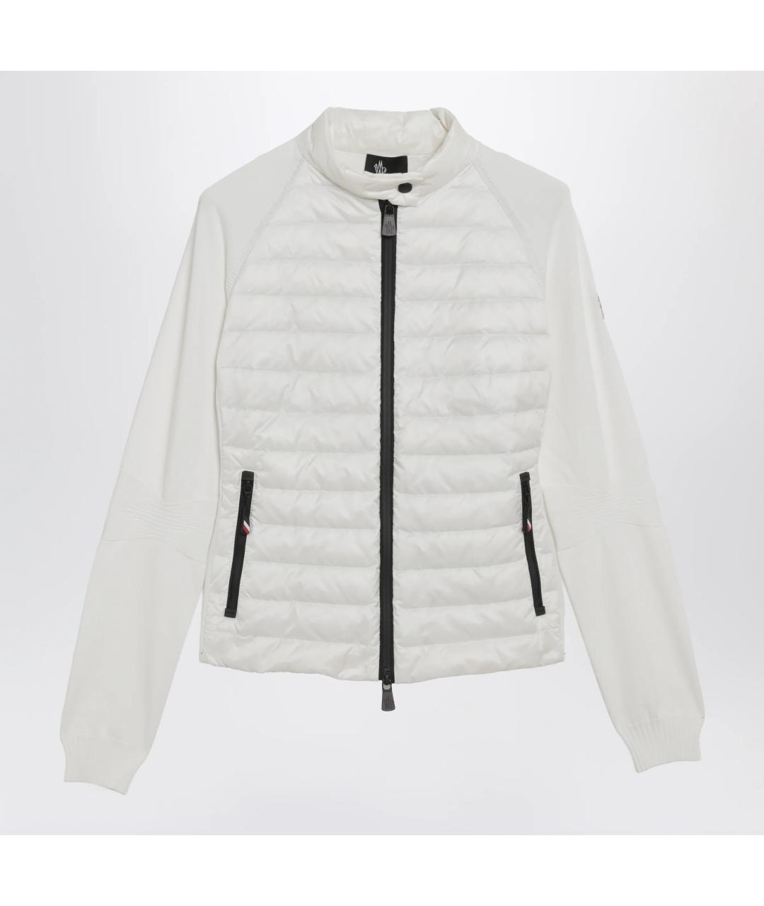 MONCLER GRENOBLE Белый вискозный кардиган, фото 3