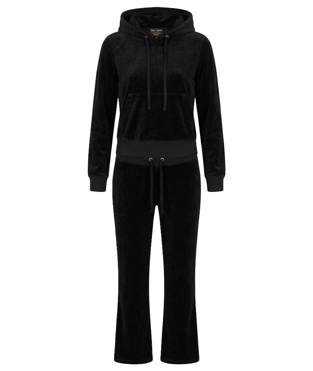 VETEMENTS Черный велюровый костюм с брюками, фото 1