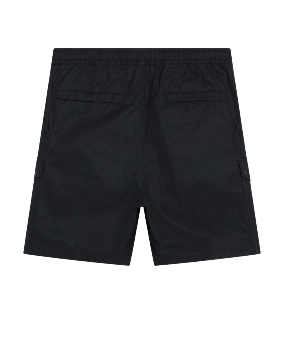 STONE ISLAND Синие хлопковые шорты, фото 2