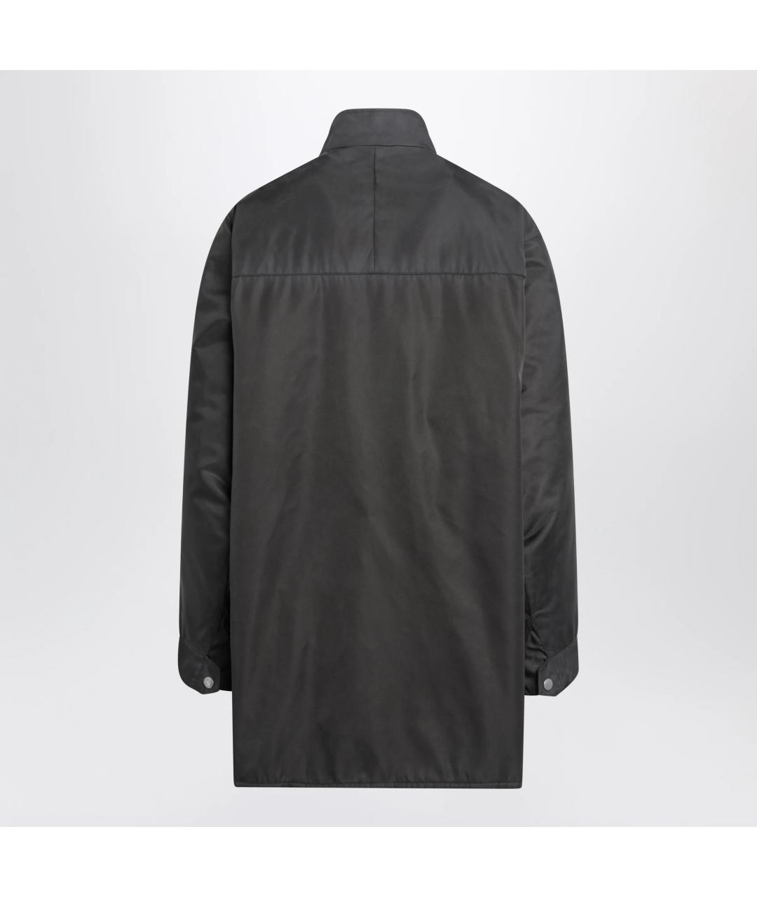 PRADA Серая полиамидовая куртка, фото 2