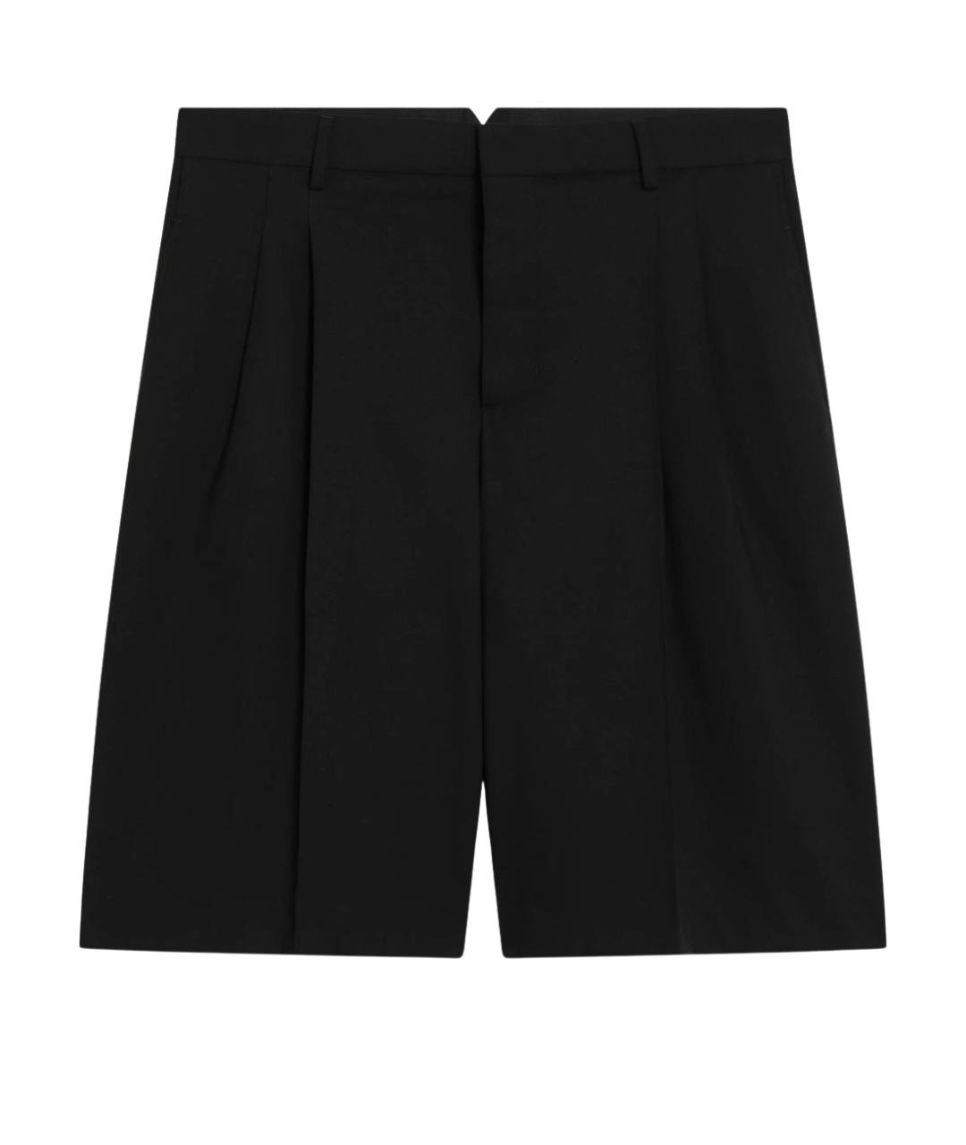 Ami Paris Черные хлопковые шорты, фото 1