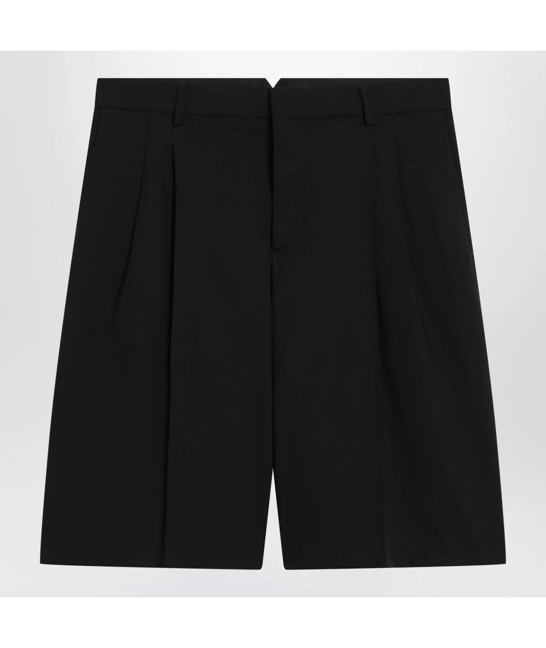 Ami Paris Черные хлопковые шорты, фото 3