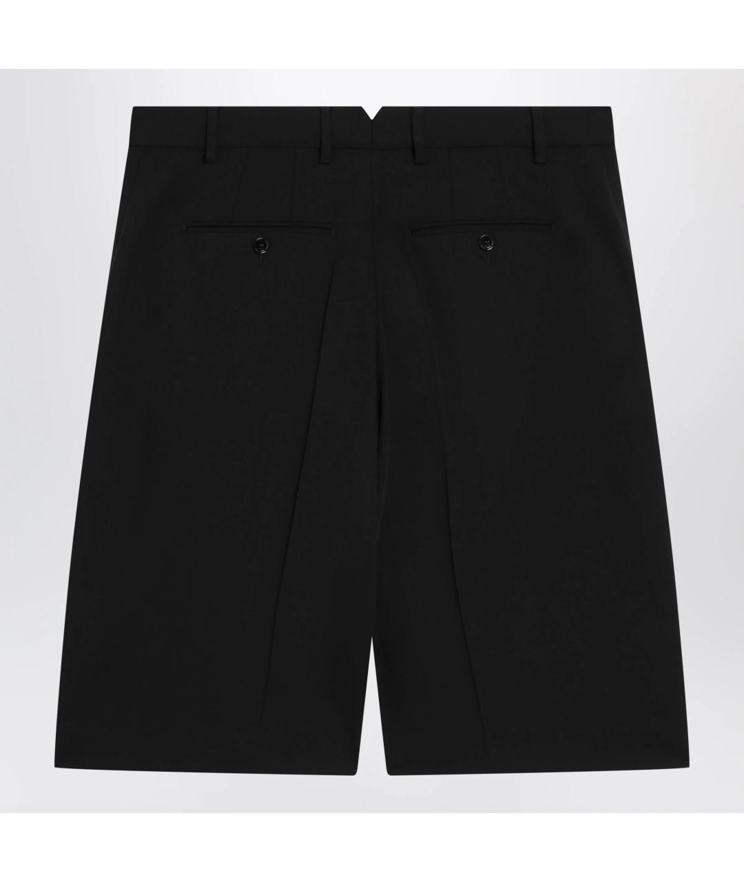 Ami Paris Черные хлопковые шорты, фото 2