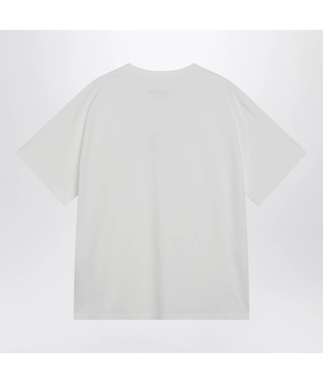 MM6 MAISON MARGIELA Белая хлопковая футболка, фото 2