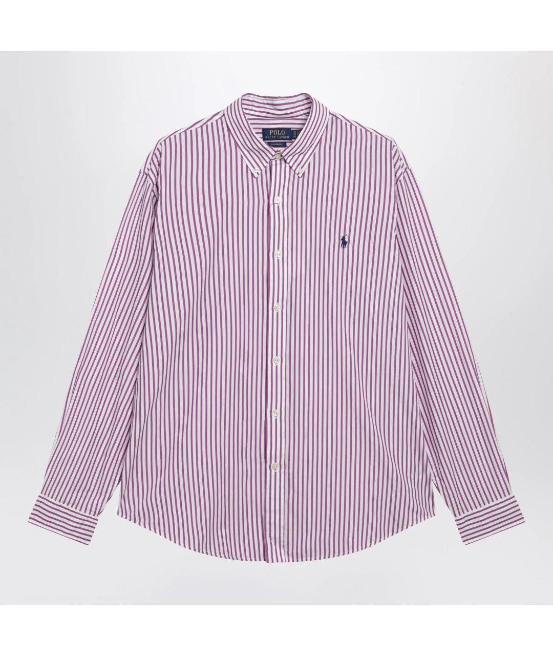 POLO RALPH LAUREN Фиолетовая хлопковая кэжуал рубашка, фото 3