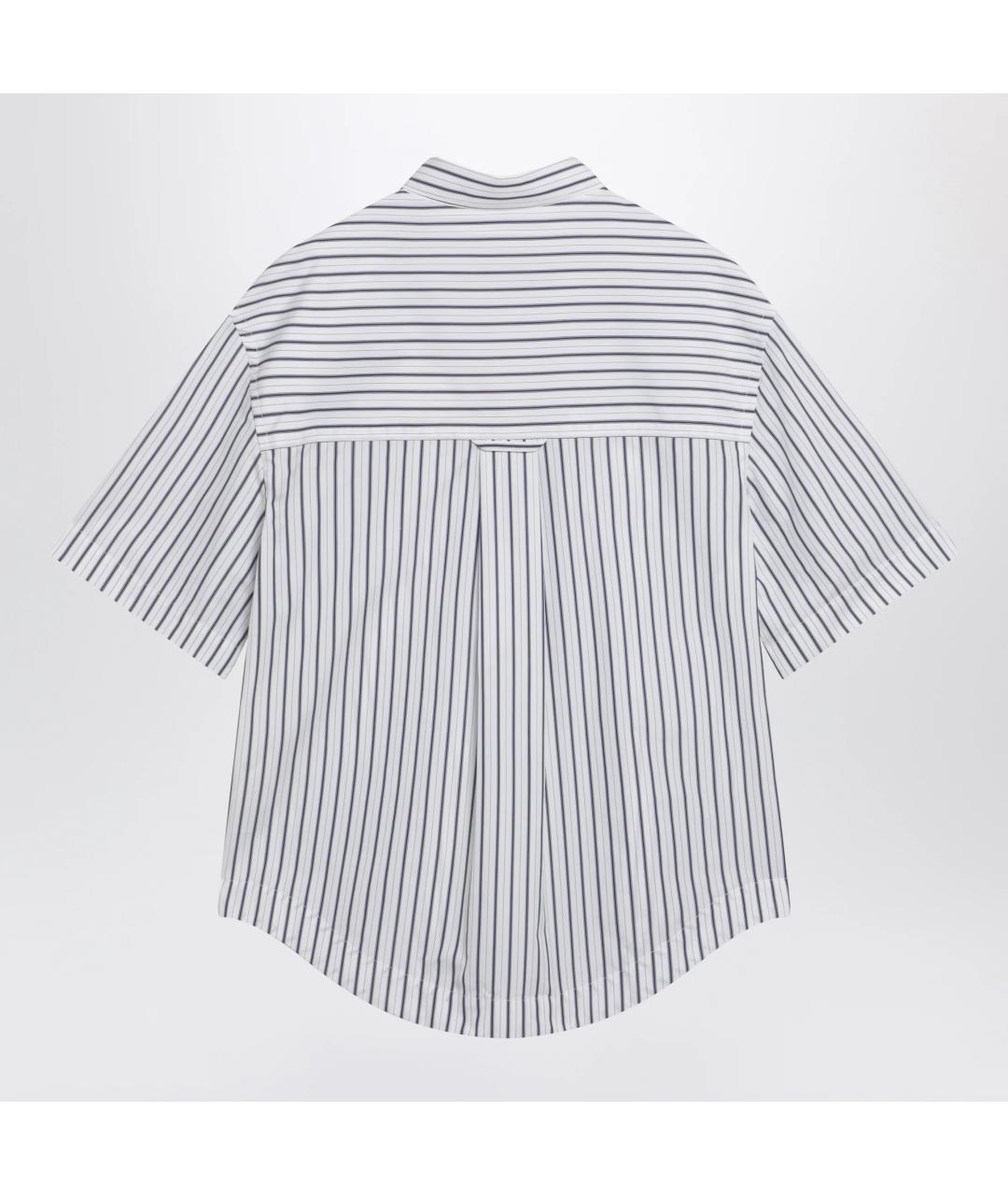 Ami Paris Белая хлопковая кэжуал рубашка, фото 2