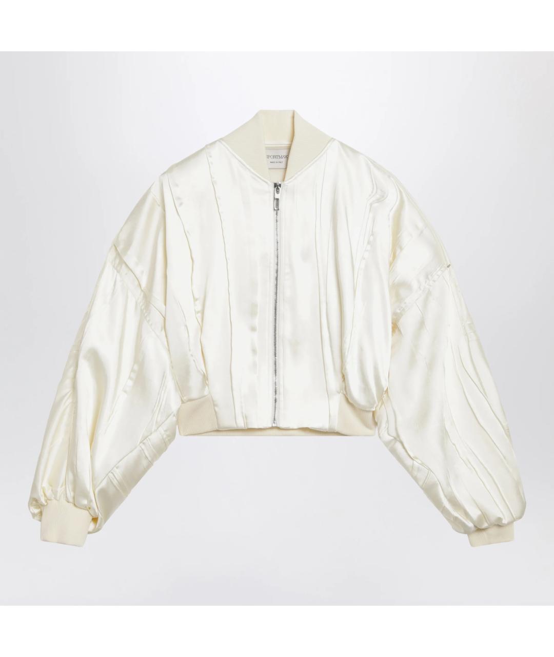 SPORTMAX Бежевая вискозная куртка, фото 3