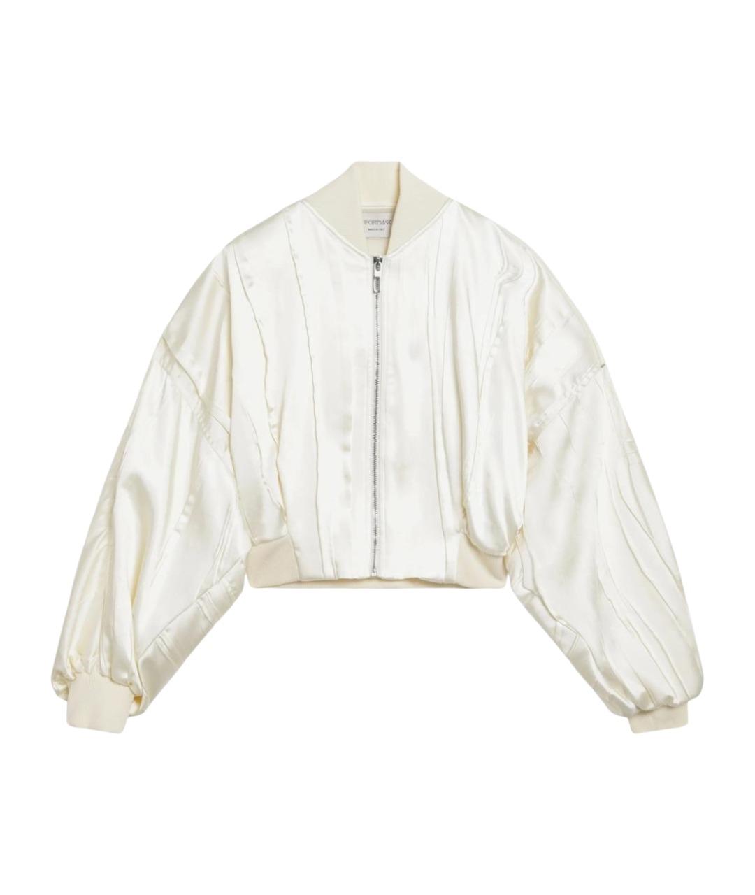 SPORTMAX Бежевая вискозная куртка, фото 1