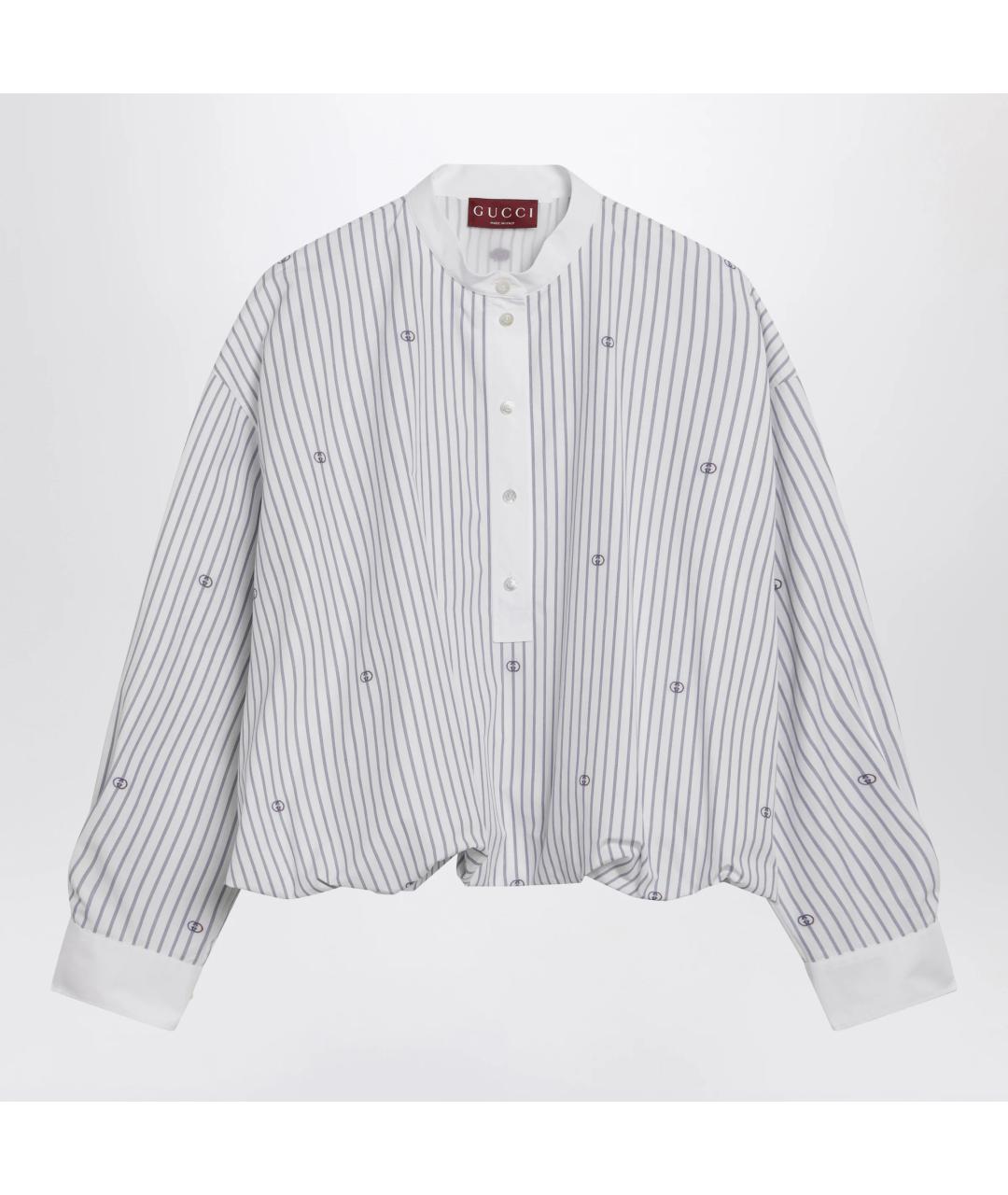 GUCCI Фиолетовая хлопковая блузы, фото 3