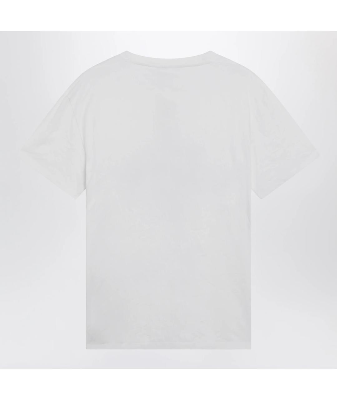 LOEWE Белая хлопковая футболка, фото 2