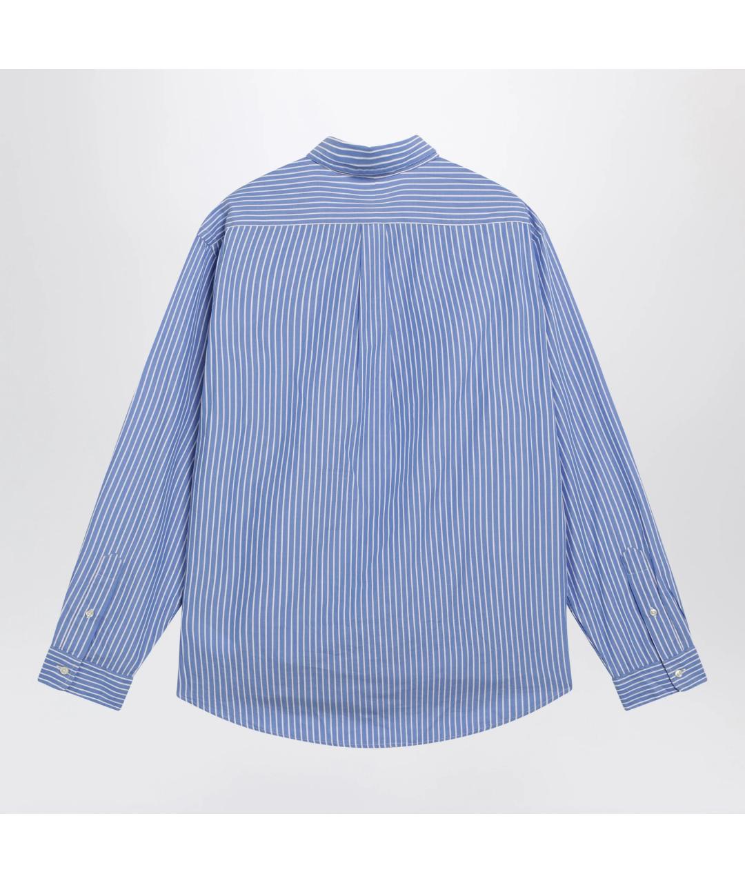 POLO RALPH LAUREN Синяя хлопковая классическая рубашка, фото 2