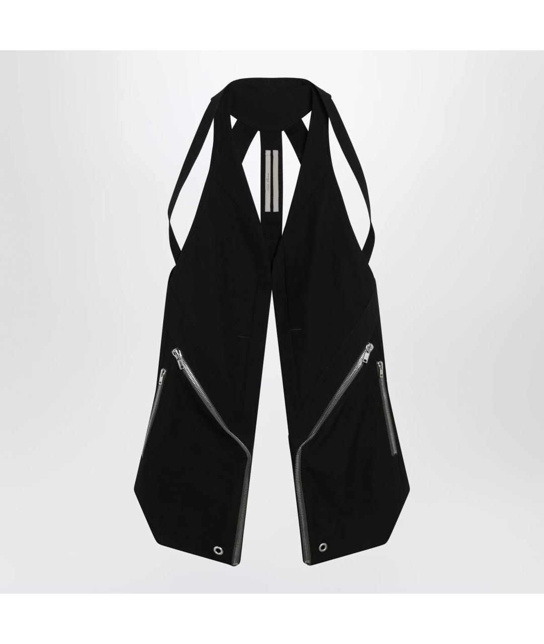 RICK OWENS Черный синтетический жилет, фото 3