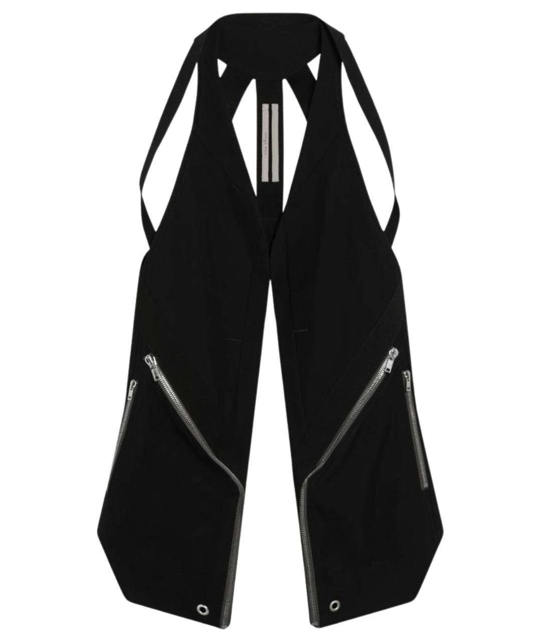 RICK OWENS Черный синтетический жилет, фото 1