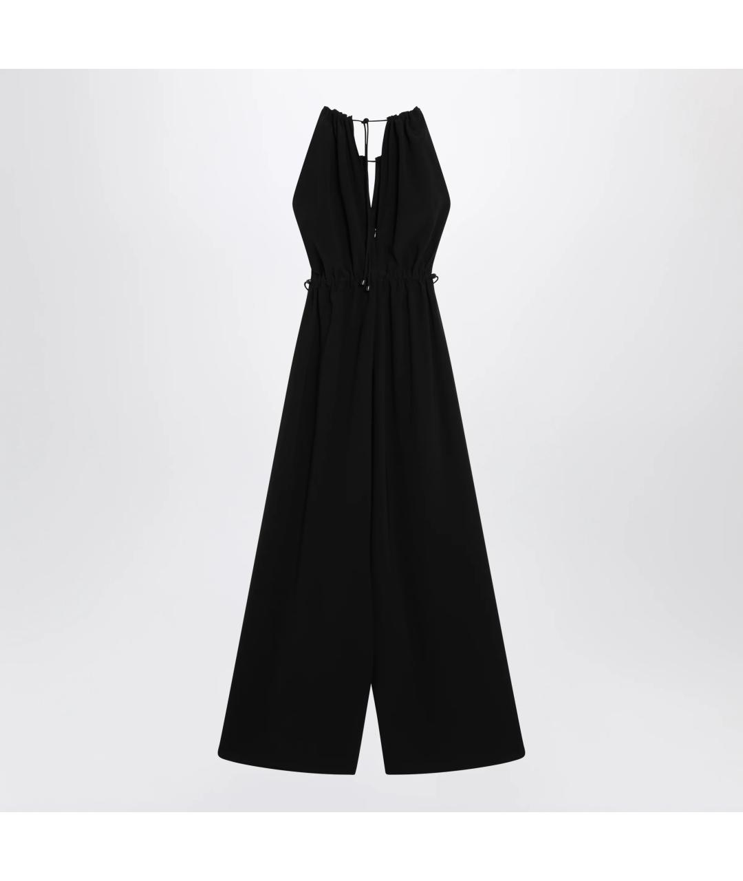 MAX MARA Черный хлопковый комбинезон, фото 2