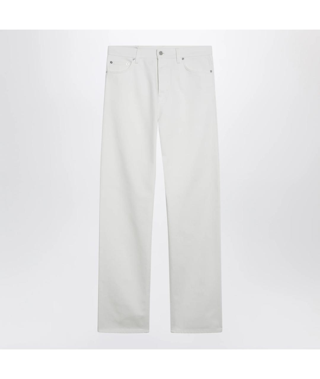 GUCCI Белые хлопковые прямые джинсы, фото 3