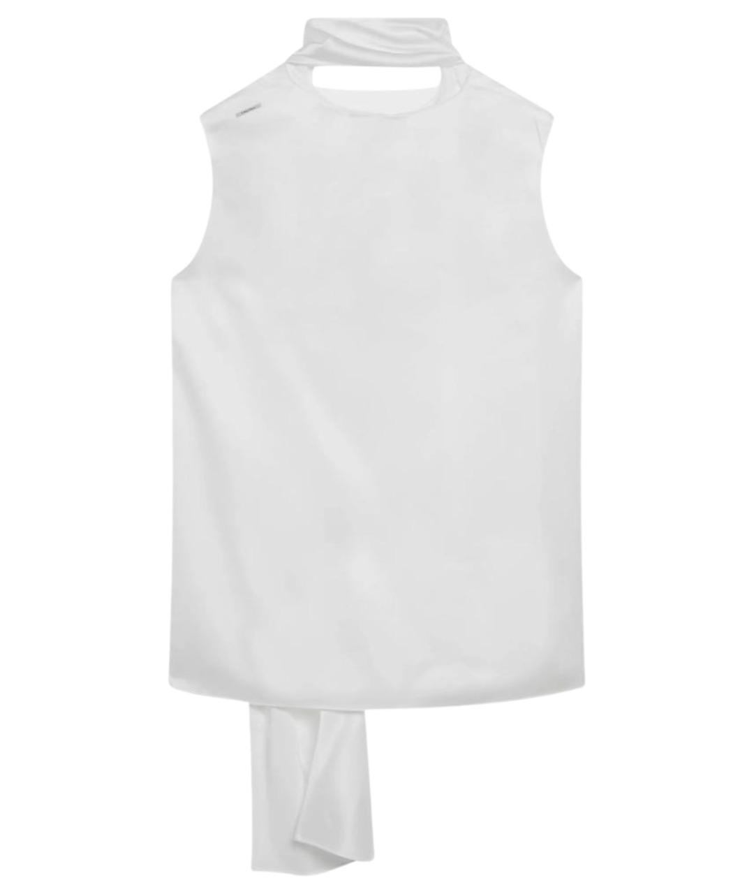 'S MAX MARA Белая вискозная блузы, фото 2