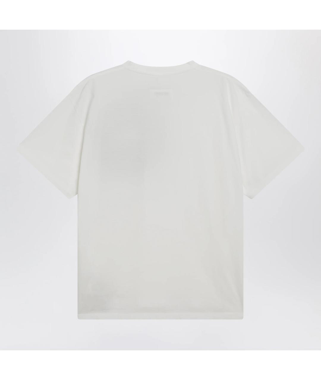 MM6 MAISON MARGIELA Белая хлопковая футболка, фото 2