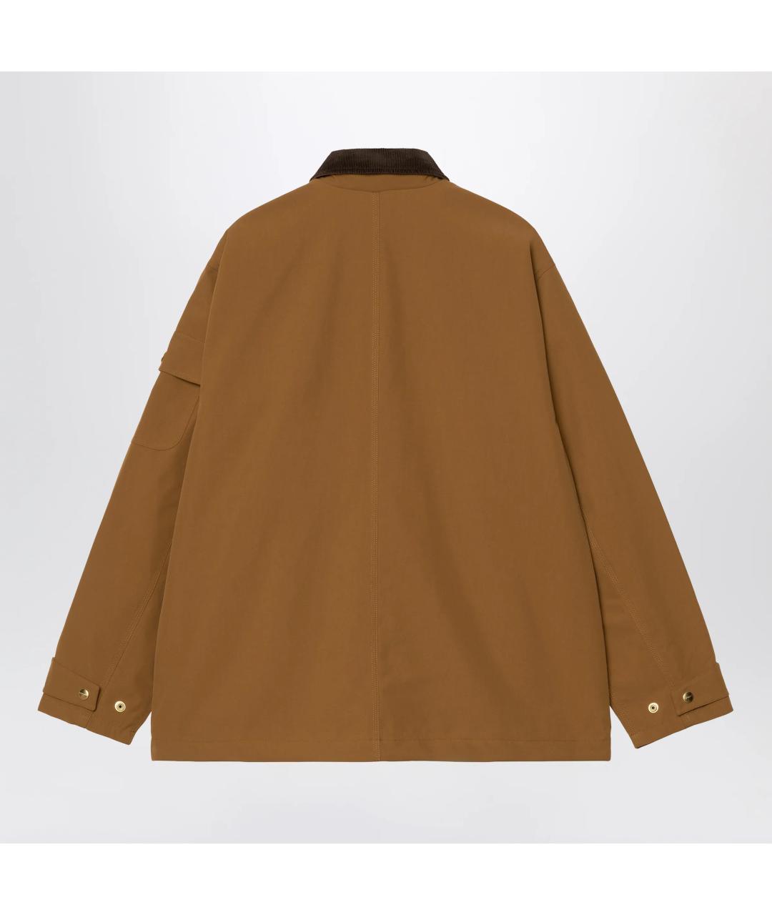 CARHARTT WIP Коричневая полиамидовая куртка, фото 2
