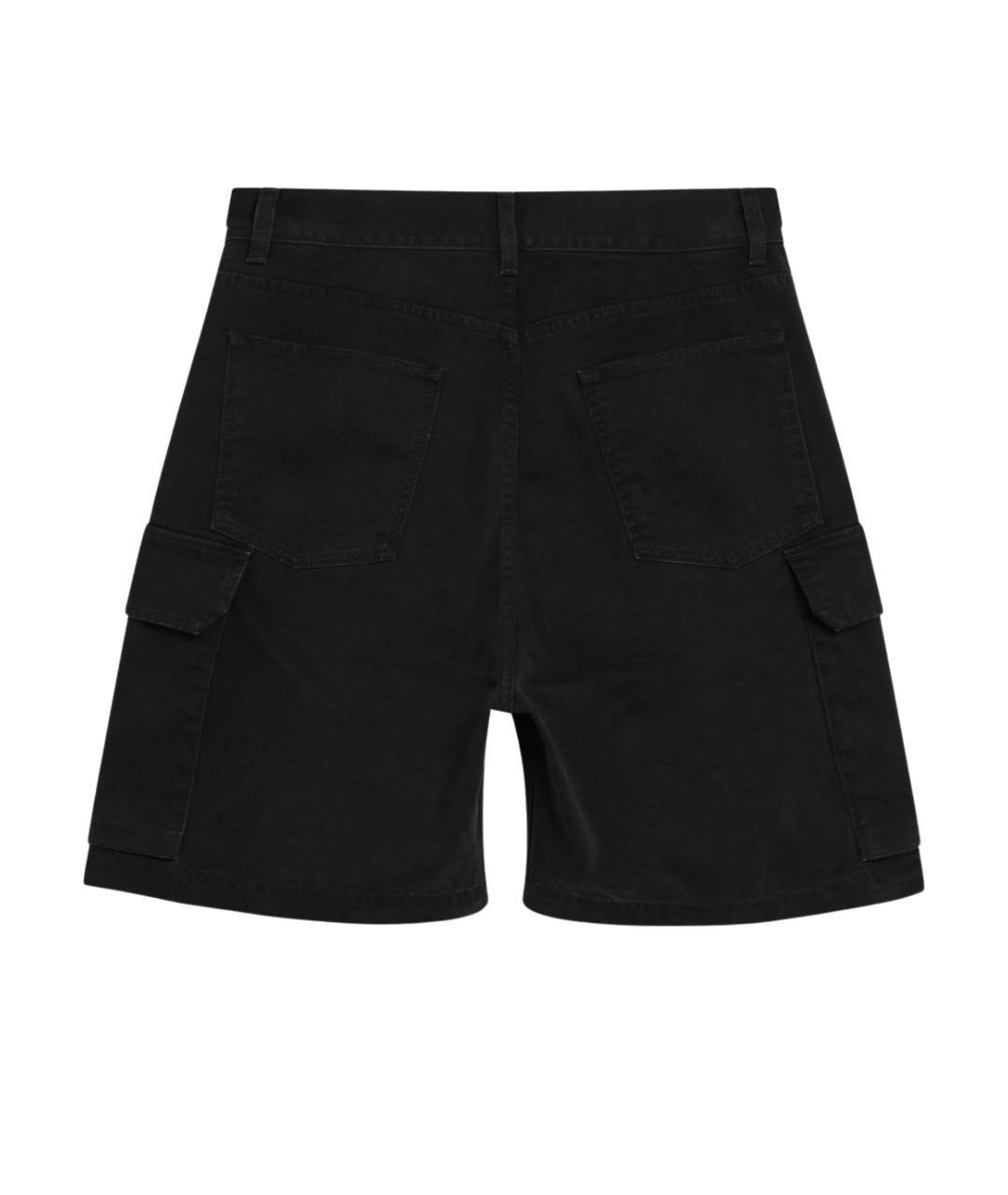 J.W.ANDERSON Черные хлопковые шорты, фото 2