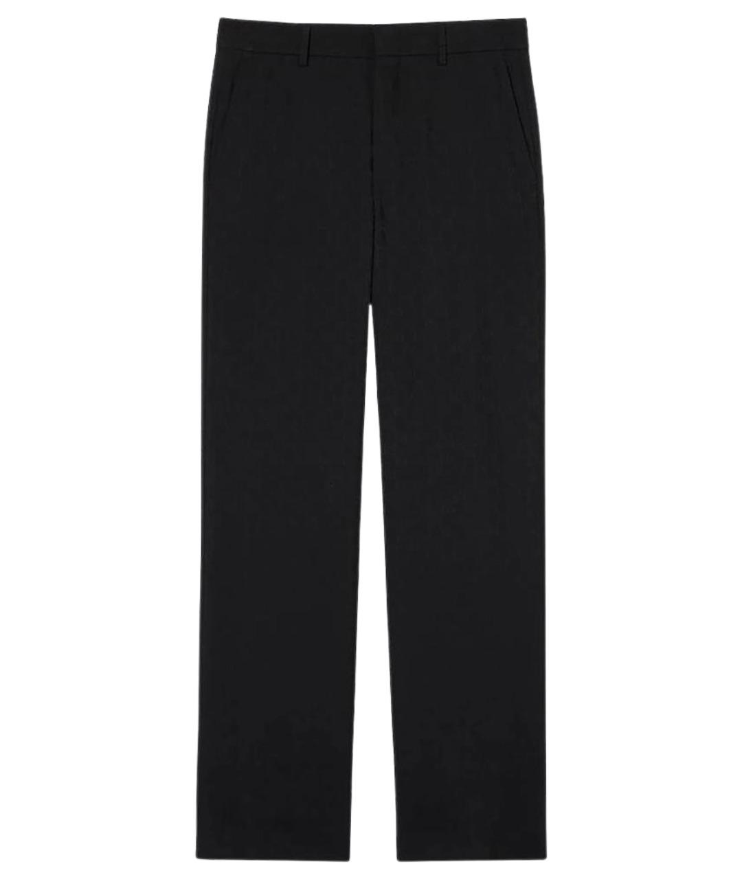 GUCCI Черные шерстяные повседневные брюки, фото 1