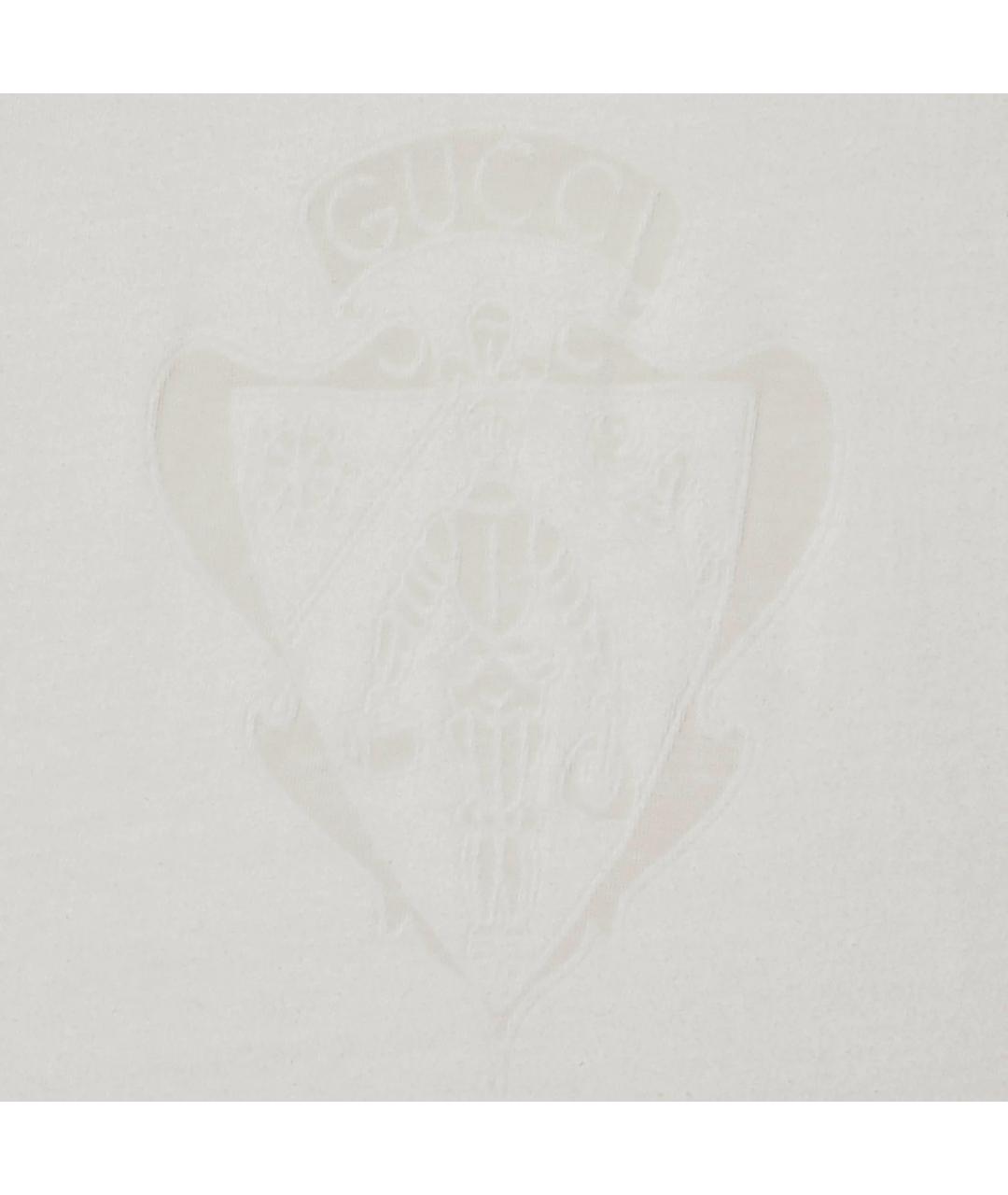 GUCCI Белая хлопковая футболка, фото 2
