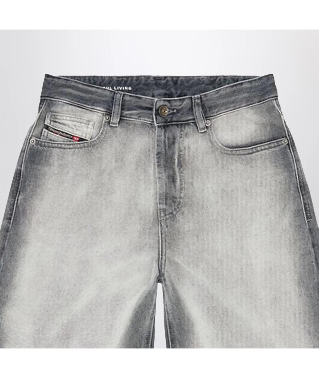 DIESEL Серые хлопковые шорты, фото 2