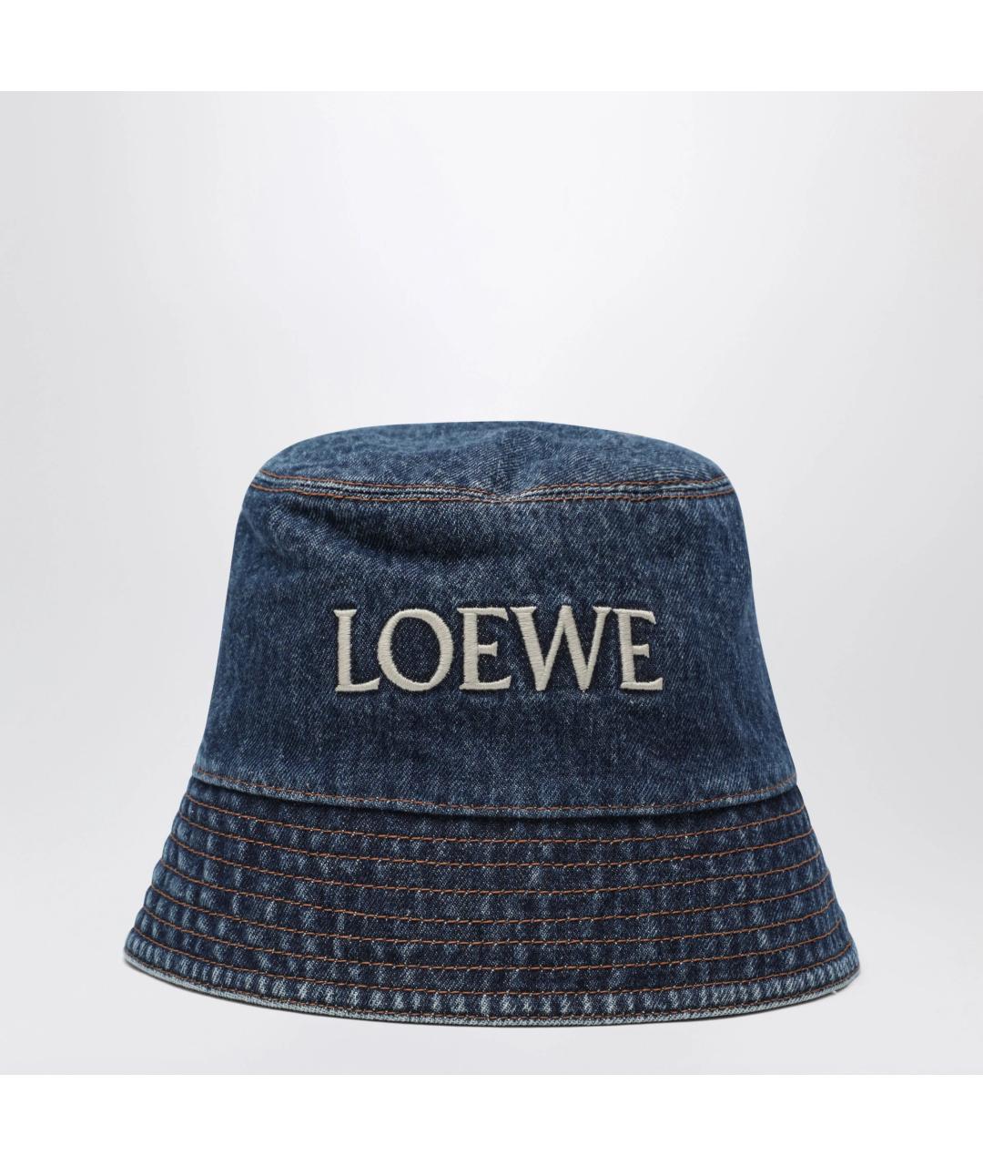 LOEWE Синяя хлопковая панама, фото 3