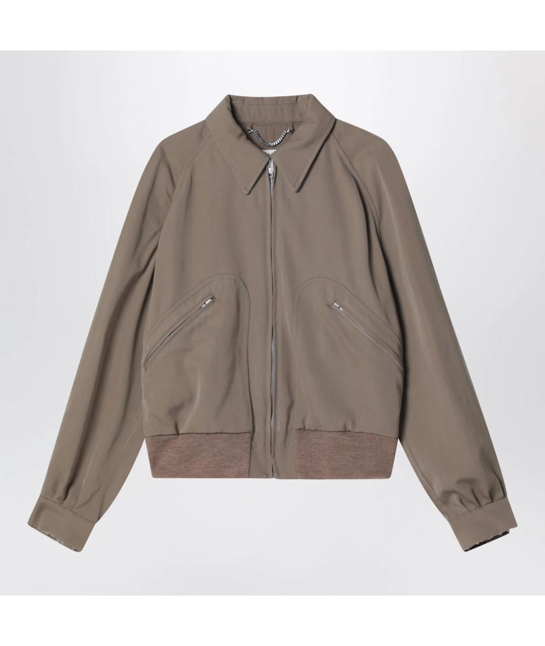 MAISON MARGIELA Бежевая шерстяная куртка, фото 3