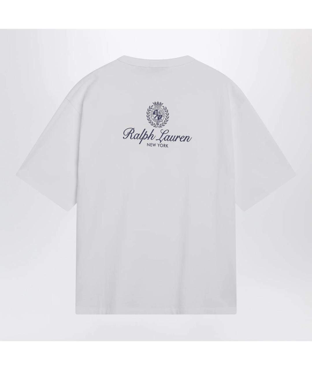 POLO RALPH LAUREN Белая хлопковая футболка, фото 2