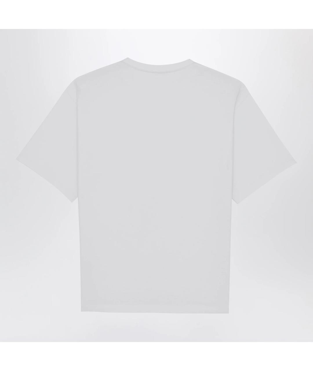 SAINT LAURENT Белая хлопковая футболка, фото 2