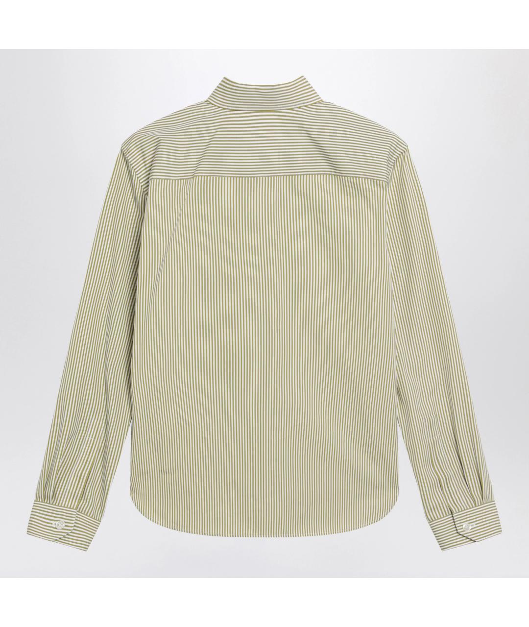 SAINT LAURENT Зеленая хлопковая рубашка, фото 2