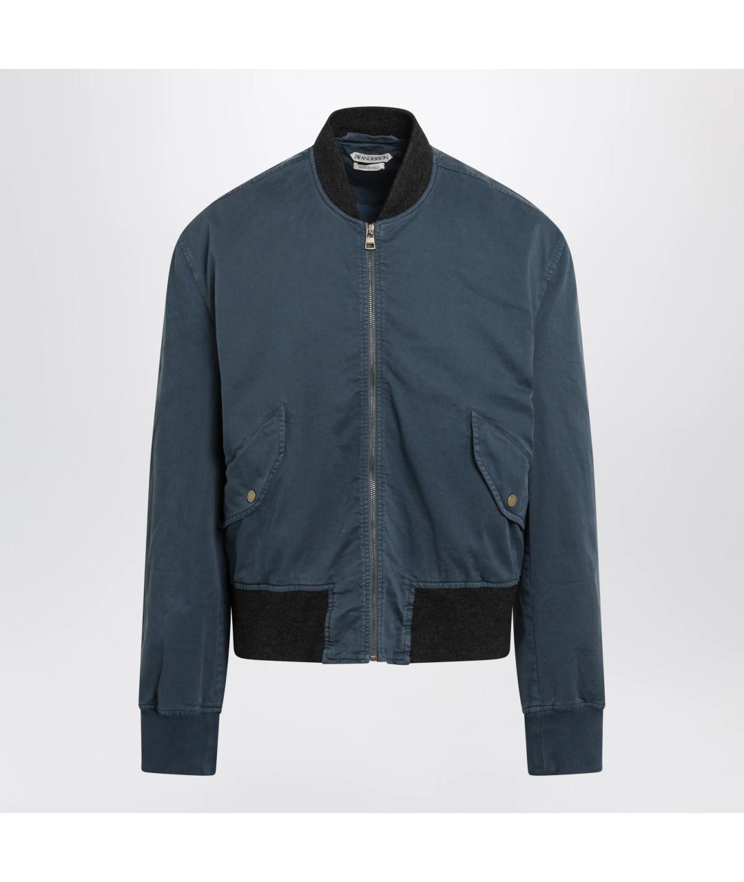 J.W.ANDERSON Синяя хлопковая куртка, фото 3